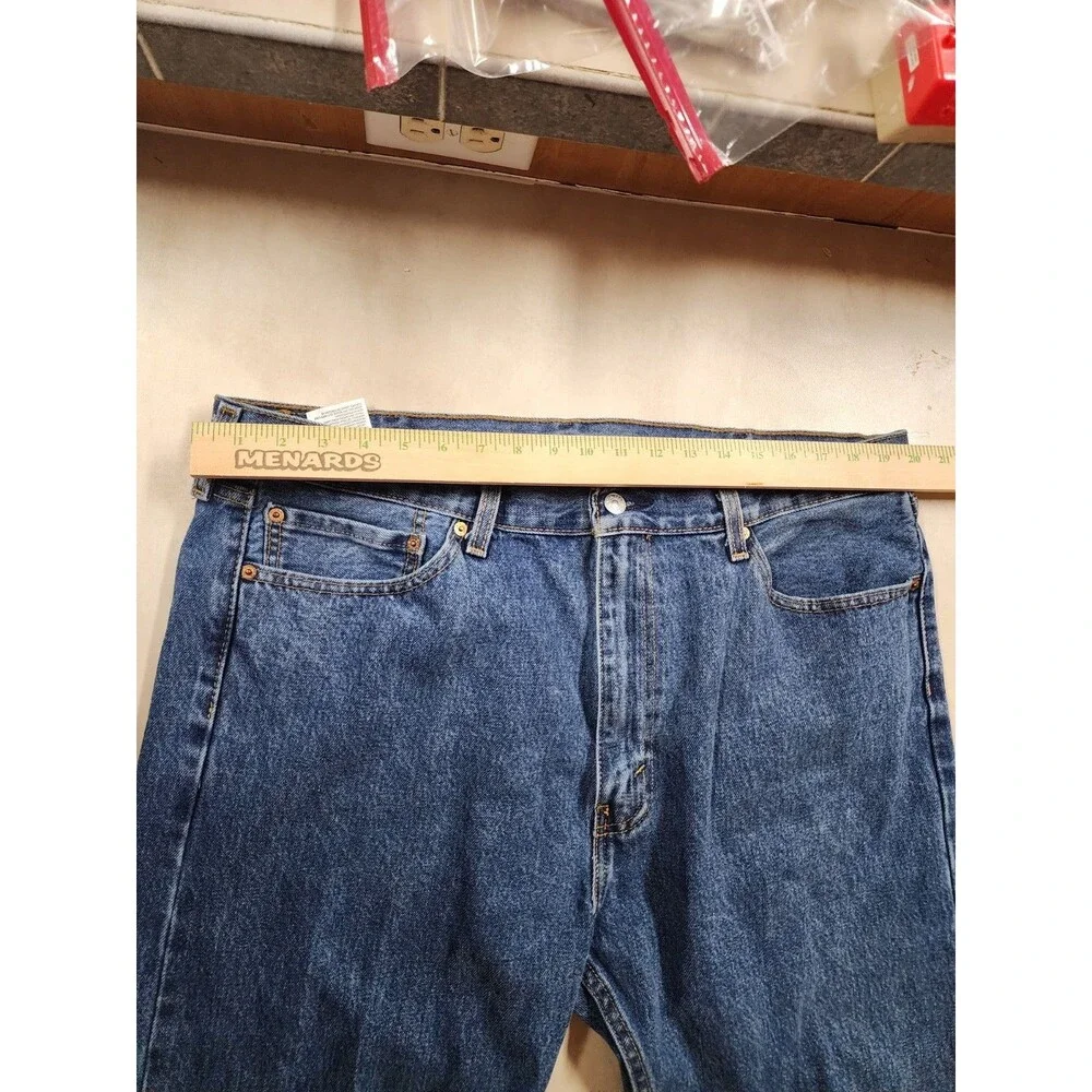 Levi's Mens 505 4721 Stonewash Regular Fit Straight Leg Denim Jeans Sz 40 x 30